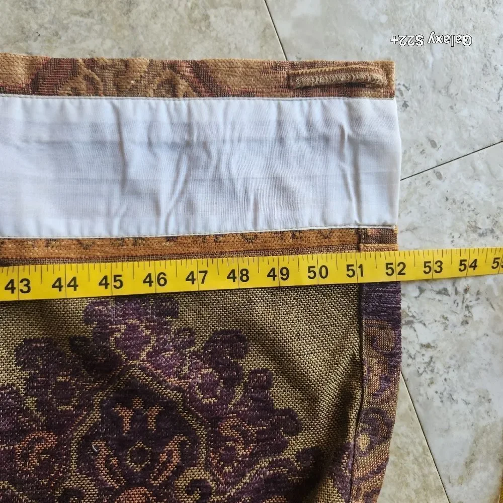 2 Croscill Classic Home convertible valances Use pole pockets or tabs 52x16
